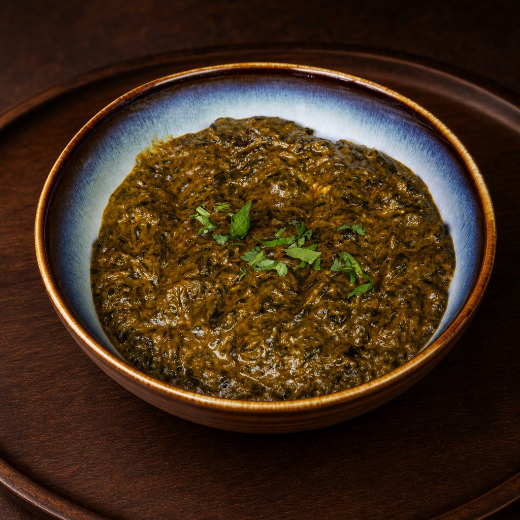 Shrimp Saag.
