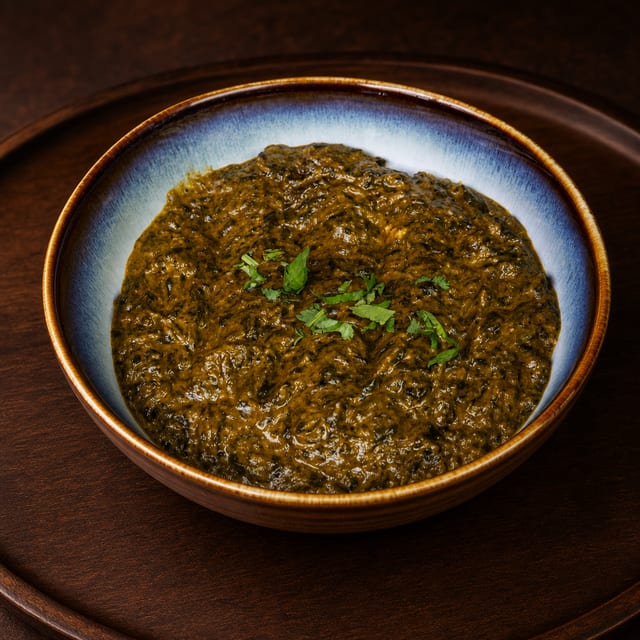 Shrimp Saag.