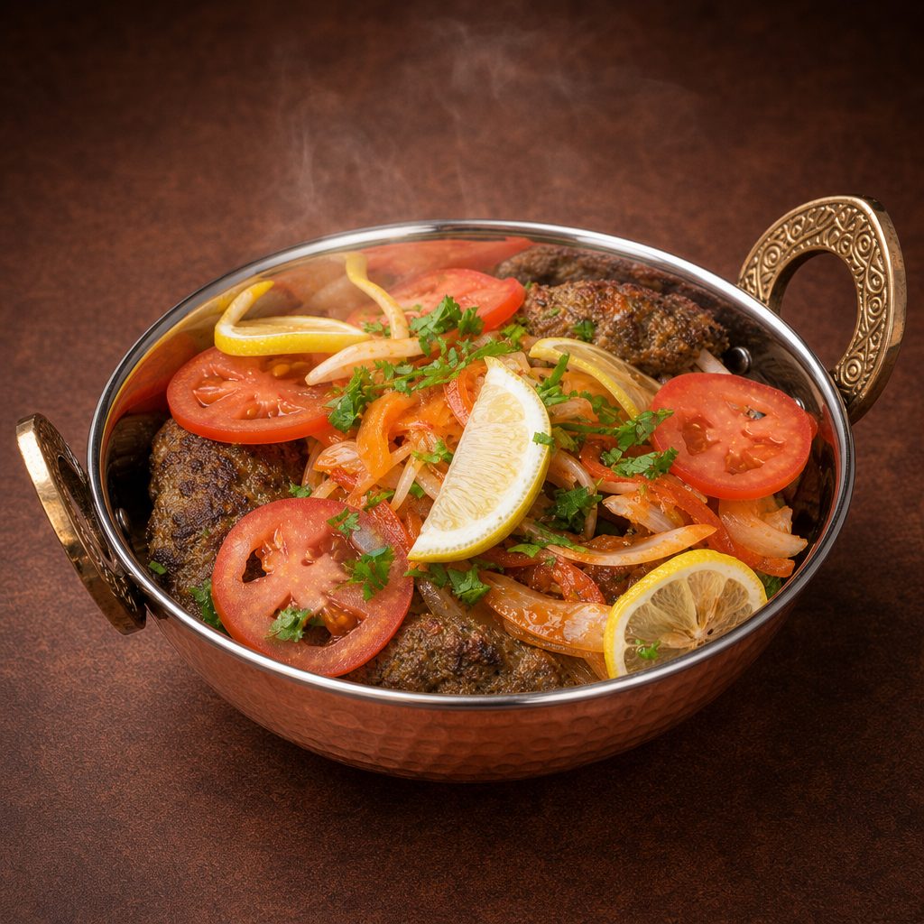 Chicken Seekh-Kabab.