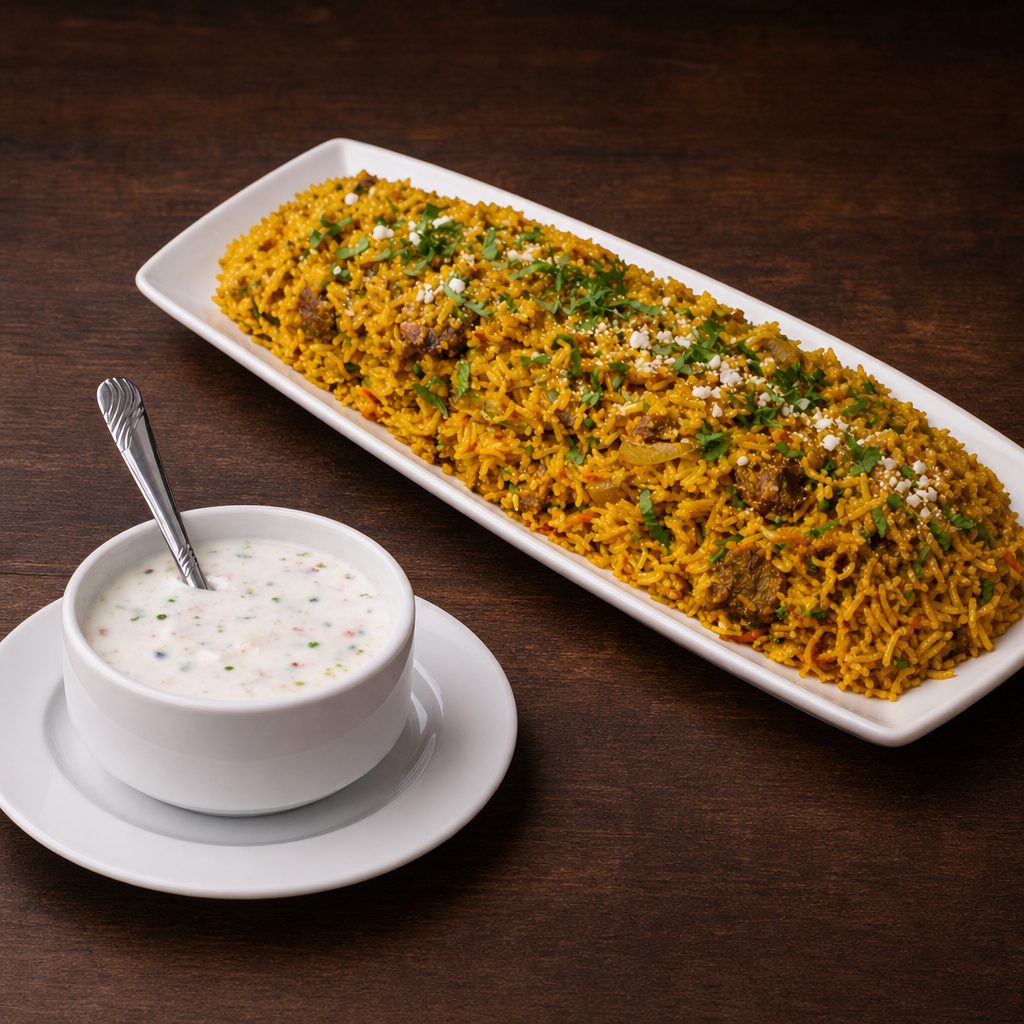 Chicken Tikka Biryani.