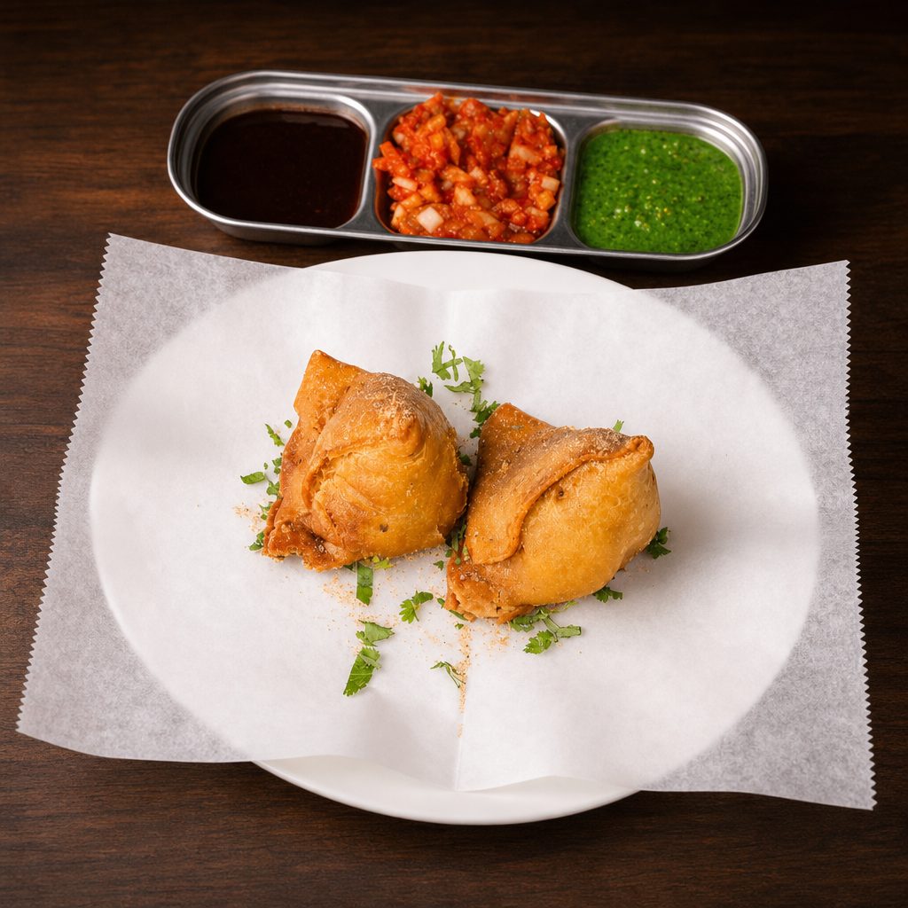 Vegetable Samosa.