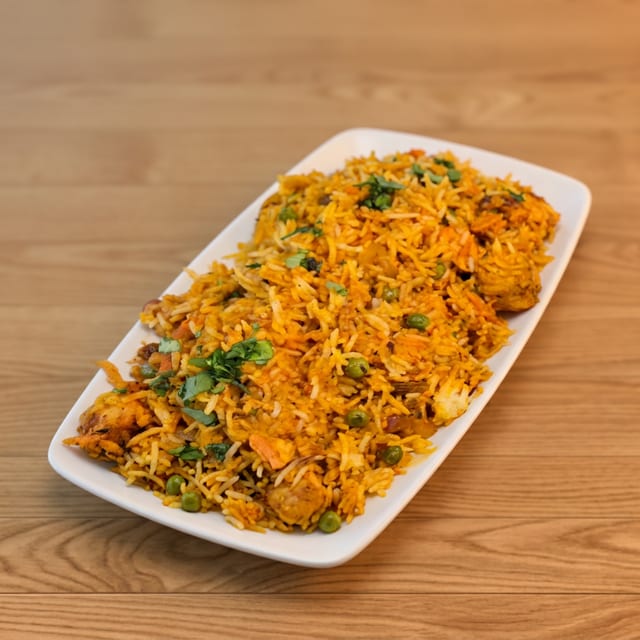 Shrimp Biryani.