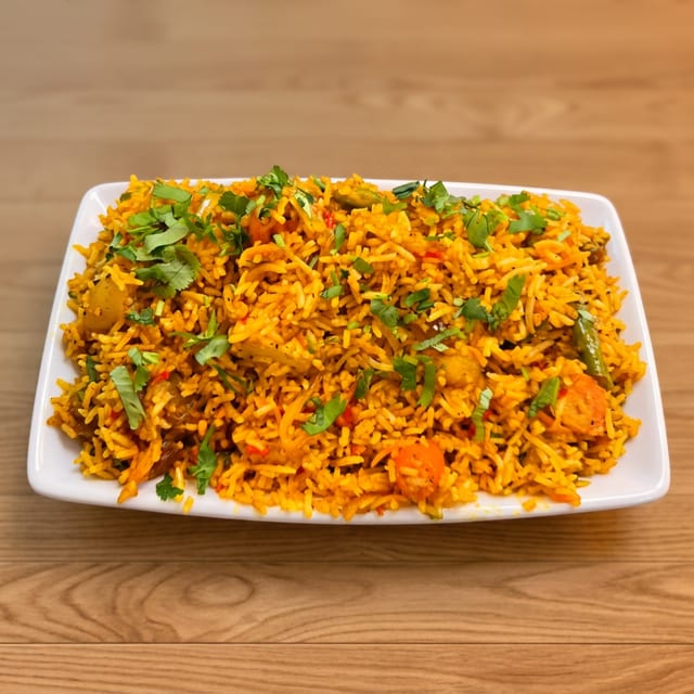 Vegetable Biryani.