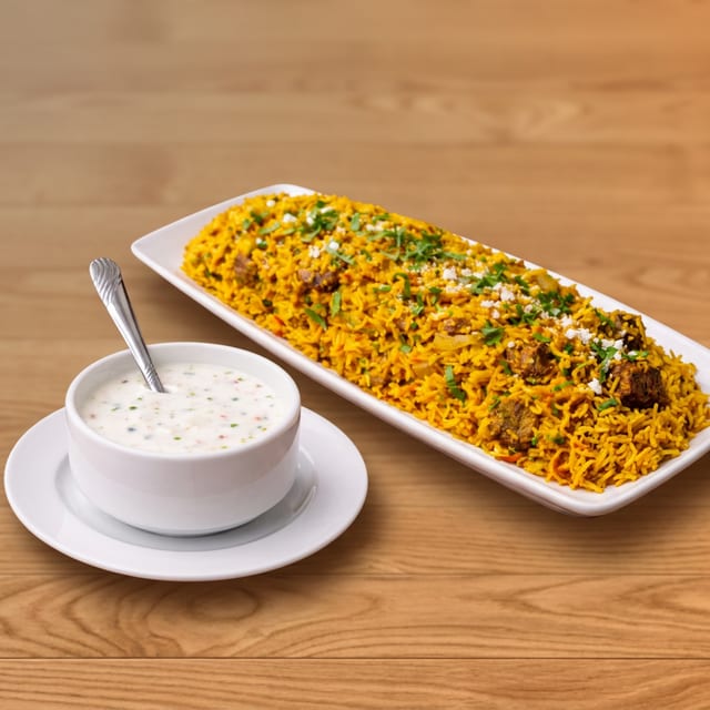 Chicken Tikka Biryani.