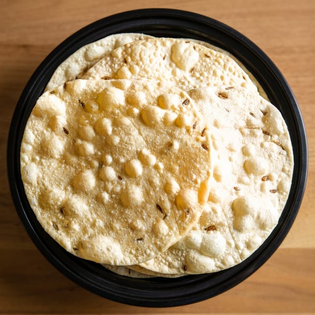 Papadum (4 Pieces).